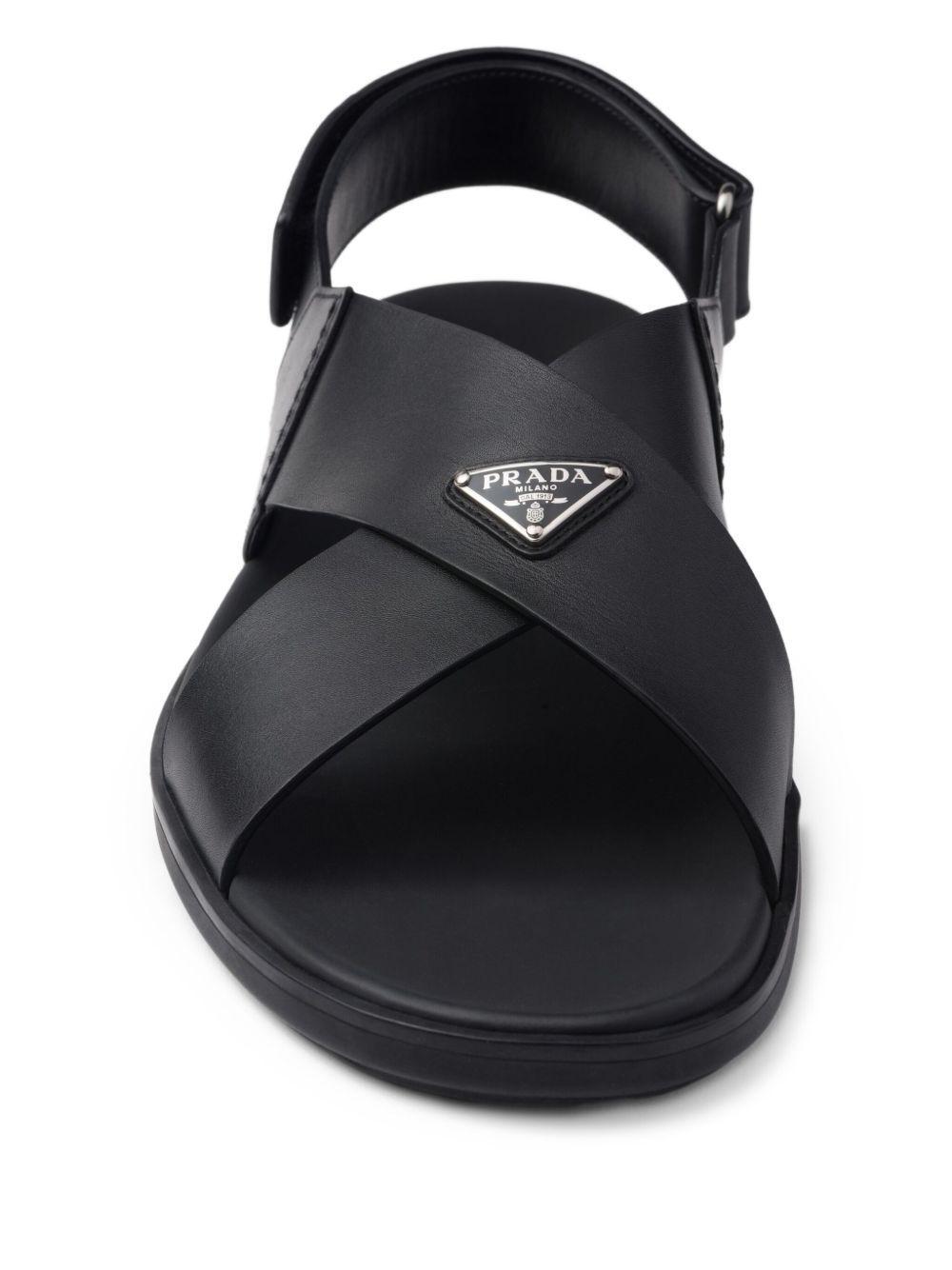 cross-strap sandals Product Image
