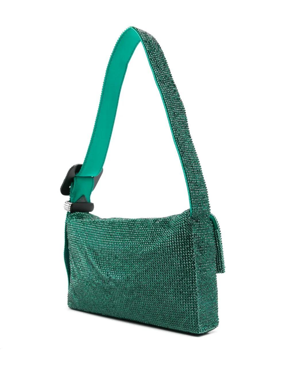 BENEDETTA BRUZZICHES Small Vitissima Shoulder Bag In Green Product Image