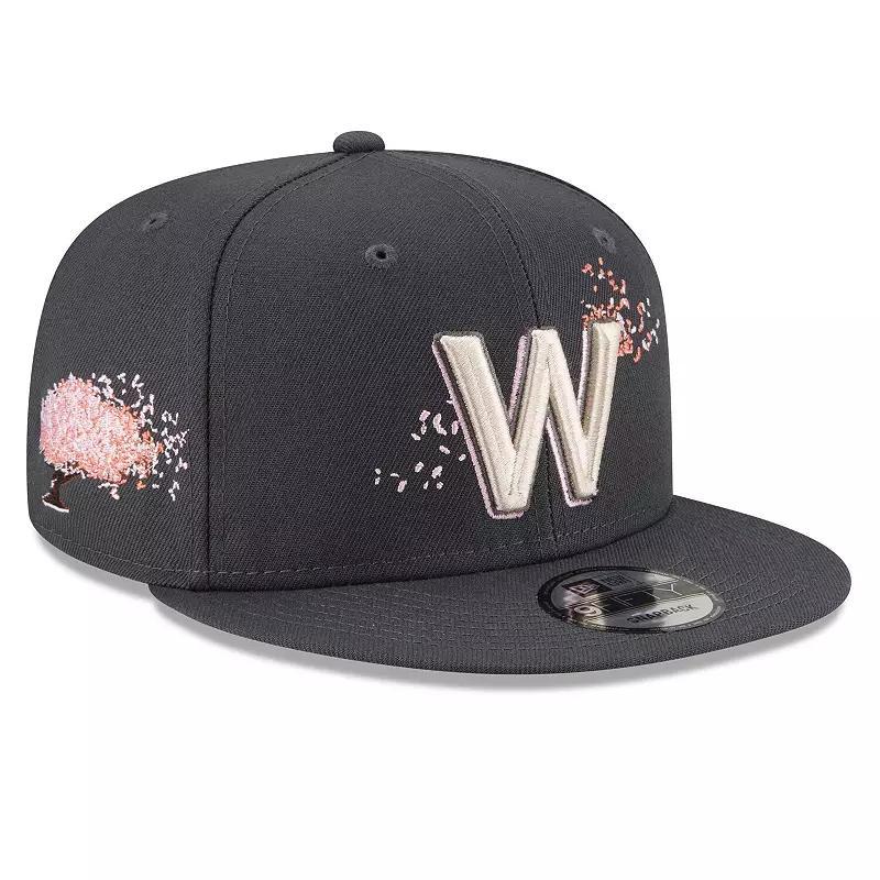 Mens New Era Graphite Washington Nationals 2022 City Connect 9FIFTY Snapback Adjustable Hat Product Image