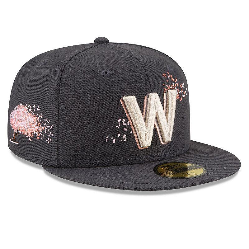 Mens New Era Graphite Washington Nationals 2022 City Connect 59FIFTY Fitted Hat Product Image