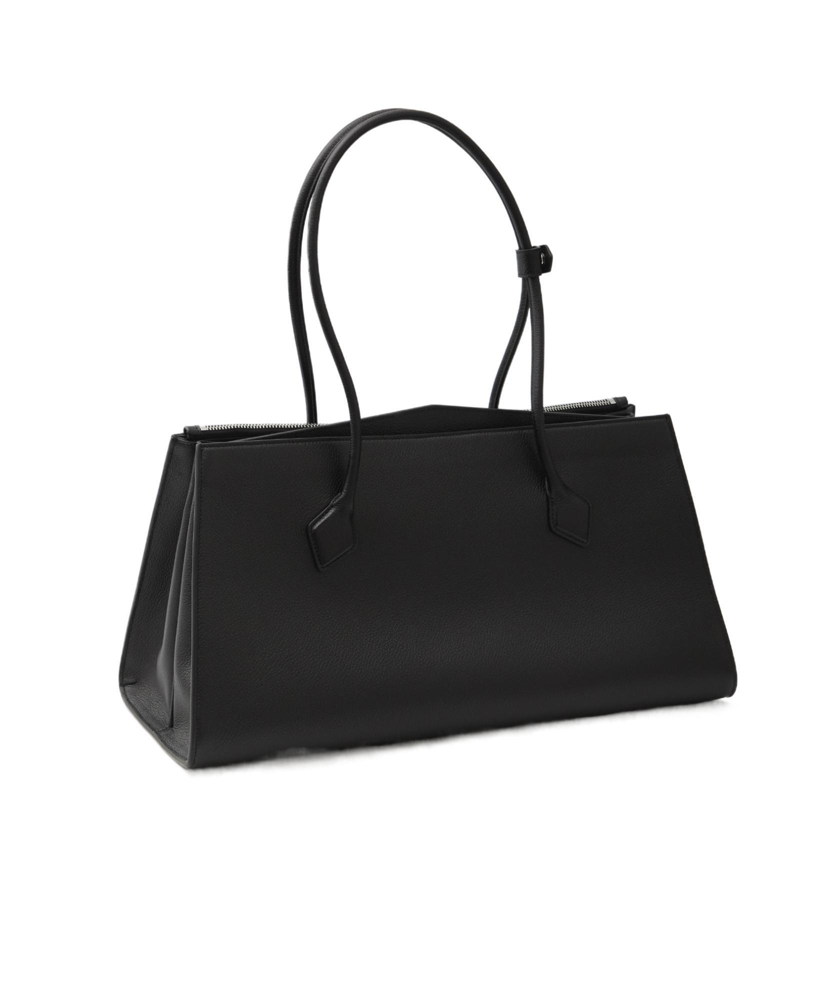 ALAÏA Double Handle Shoulder Bag In Black Product Image