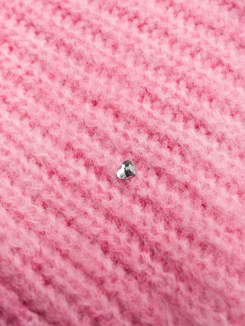 MSGM Crystal-embellished Jumper In Pink Product Image