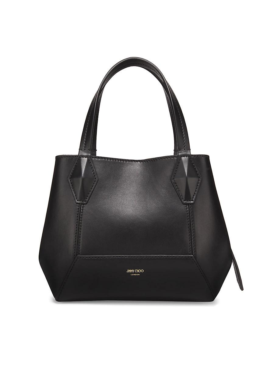 Womens Diamond Leather Tote Bag Product Image