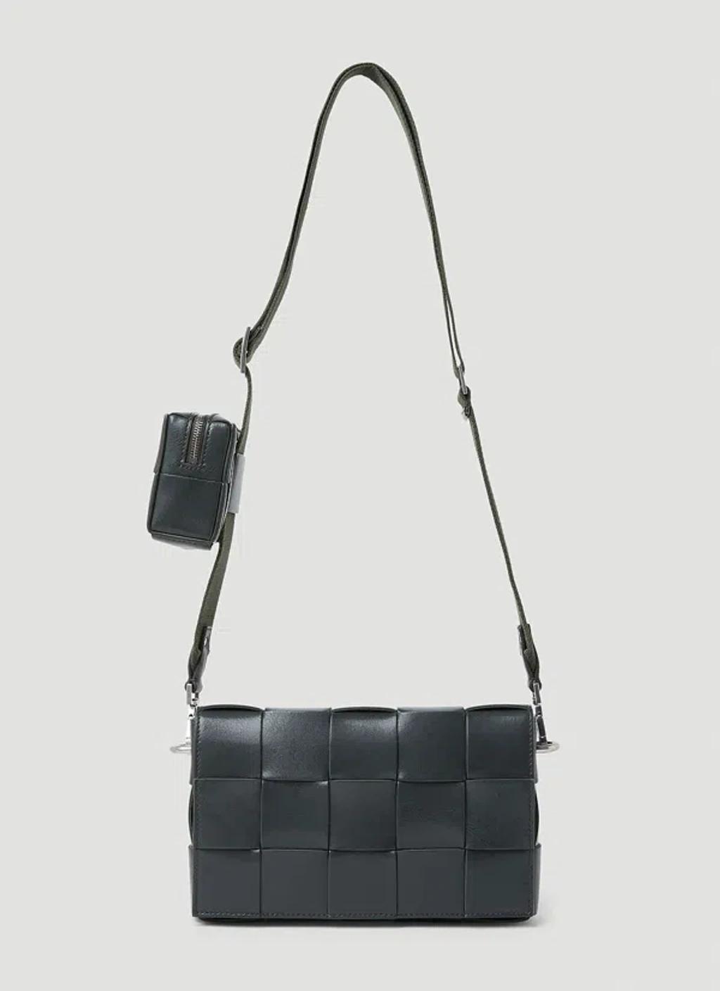 BOTTEGA VENETA Cassette Crossbody Bag In Black Product Image