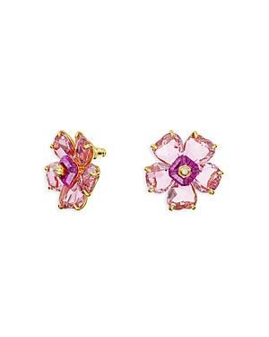 Swarovski Florere Yellow Flower Crystal Stud Earrings Product Image