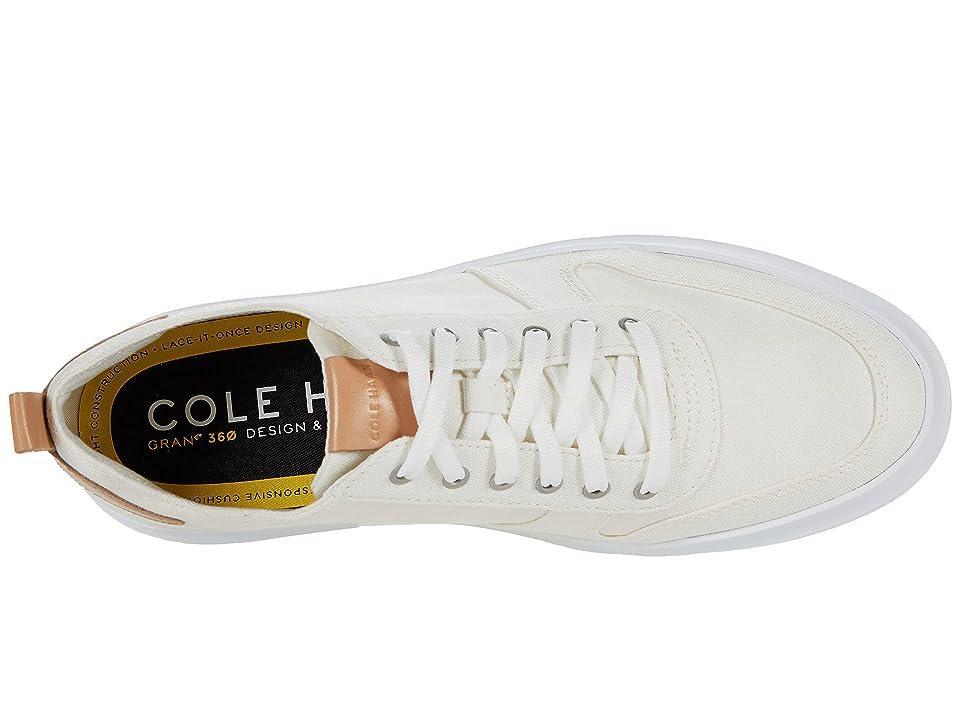 Cole Haan GrandPro Rally Canvas Court Sneaker (Ivory/Natural) Men's Shoes Product Image