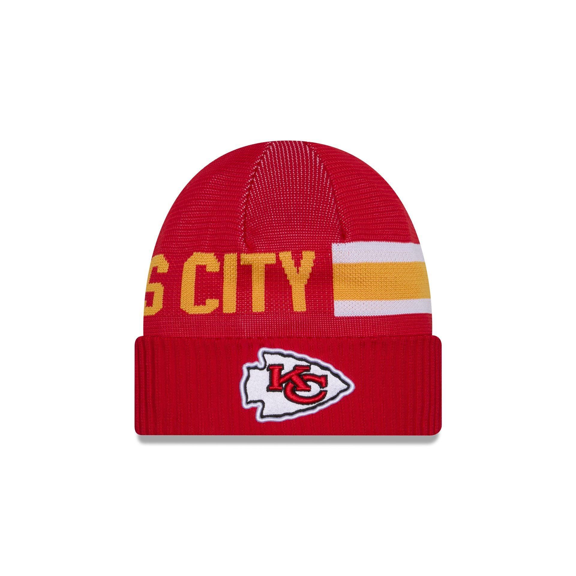 Kansas City Chiefs 2024 Cold Weather Tech Knit Beanie Male Product Image