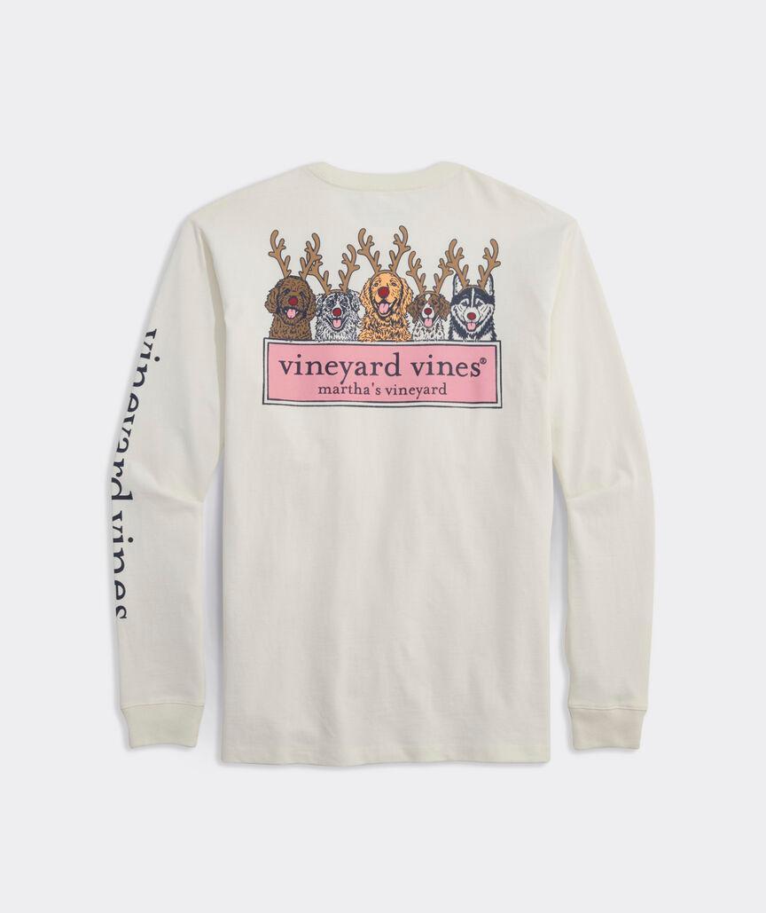 Reindeer Pups Logo Box Long-Sleeve Tee Product Image