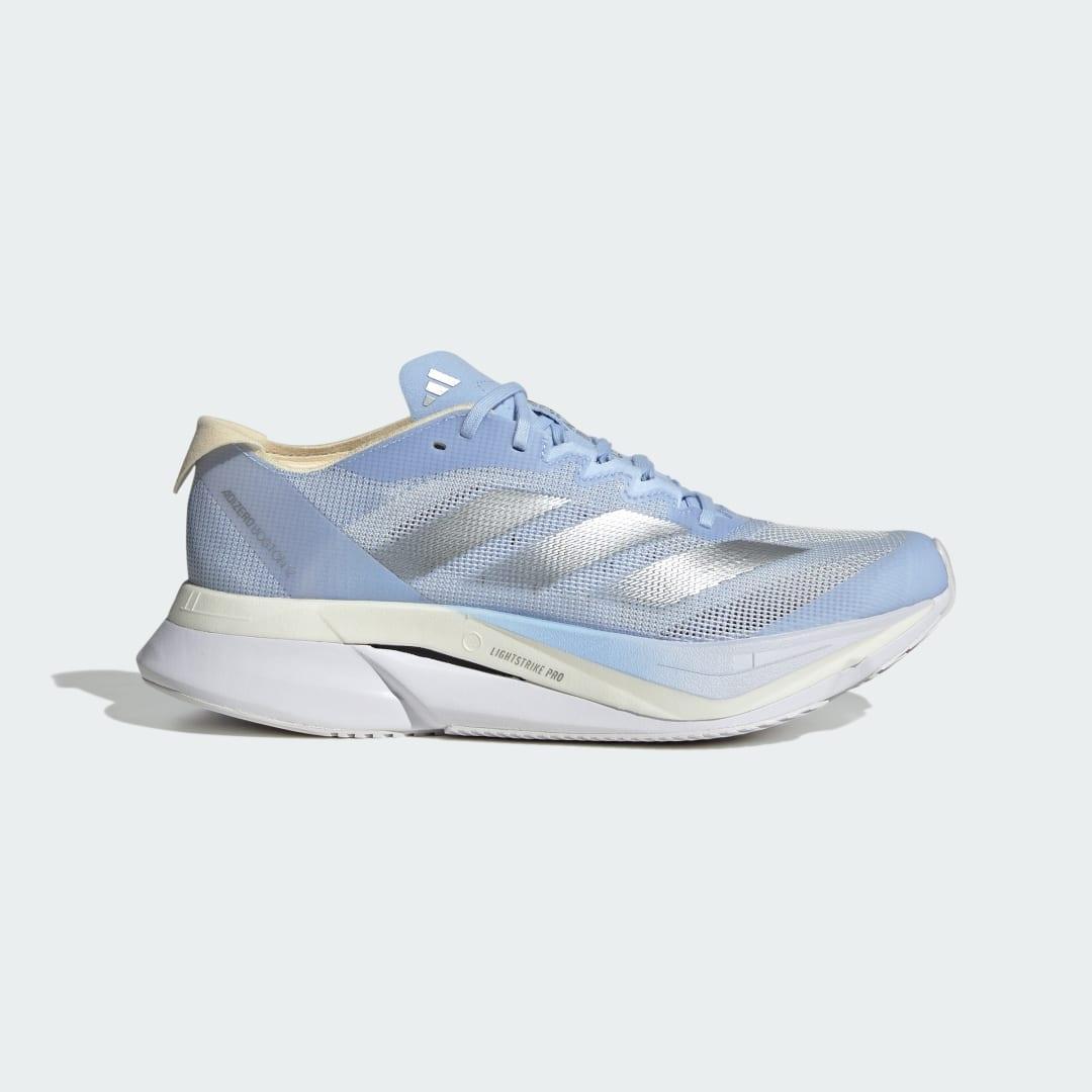 adidas Adizero Boston 12 Shoes Dash Grey 7.5 Womens Product Image