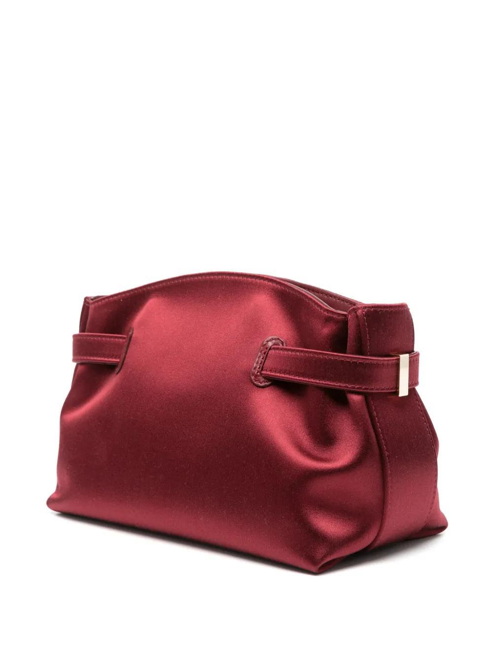 FERRAGAMO Hug Shoulder Bag In Red Product Image