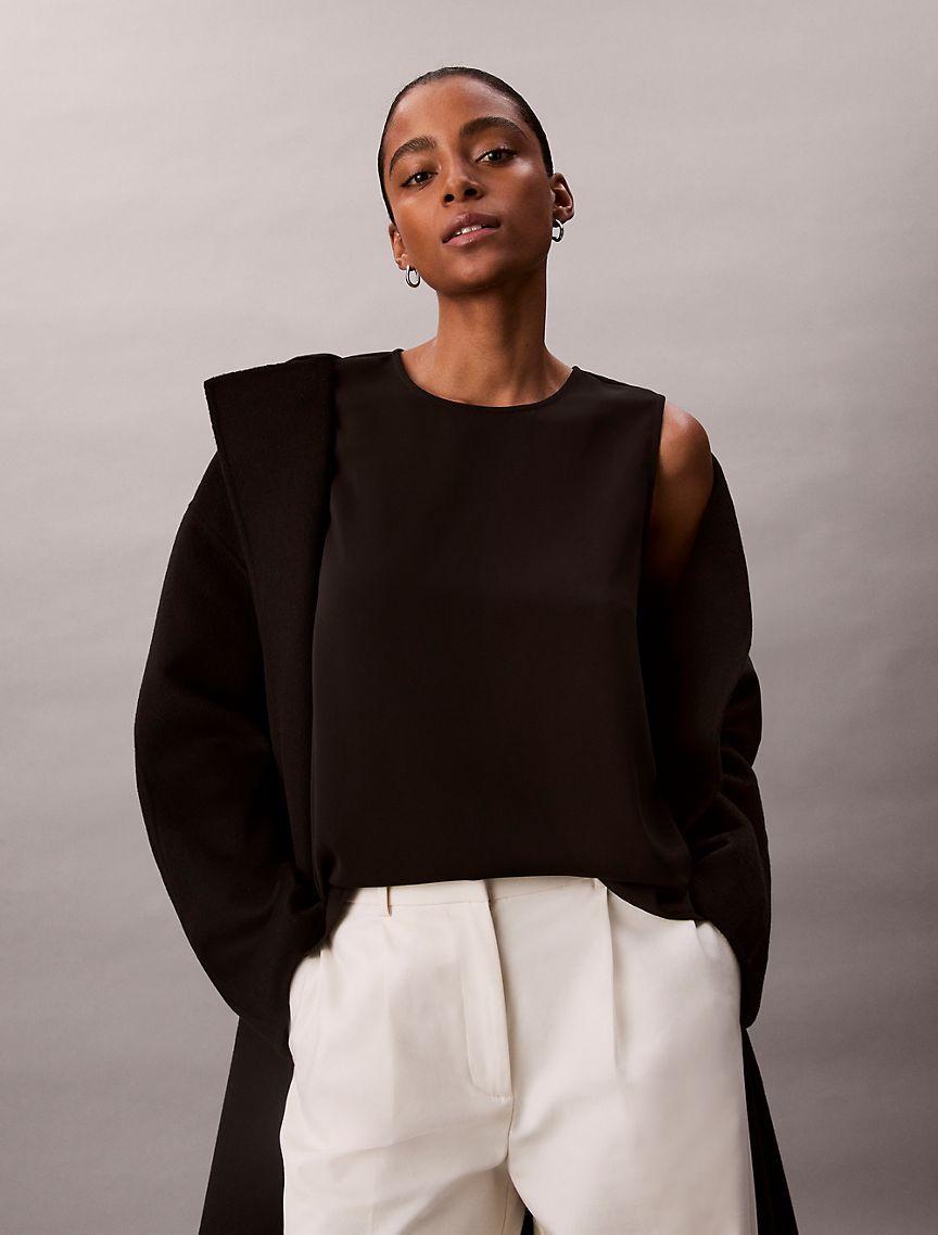 Flowing Relaxed Sleeveless Top Product Image