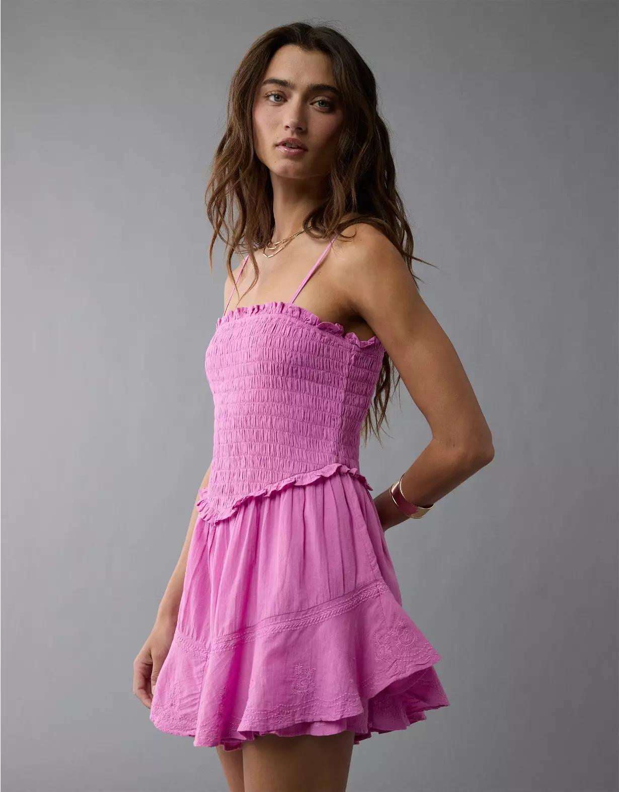 AE Bella Ruffle Tiered Romper Product Image