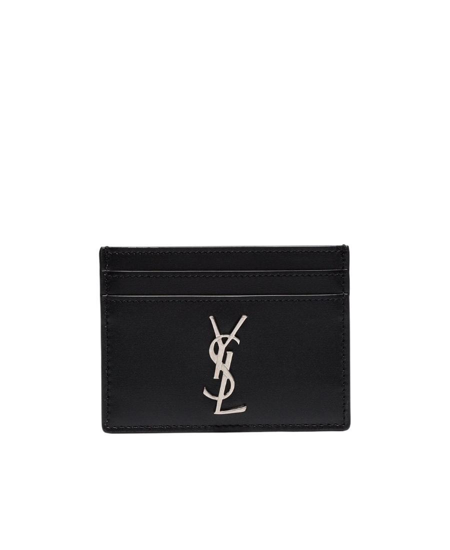 SAINT LAURENT Card Holder In Black Product Image