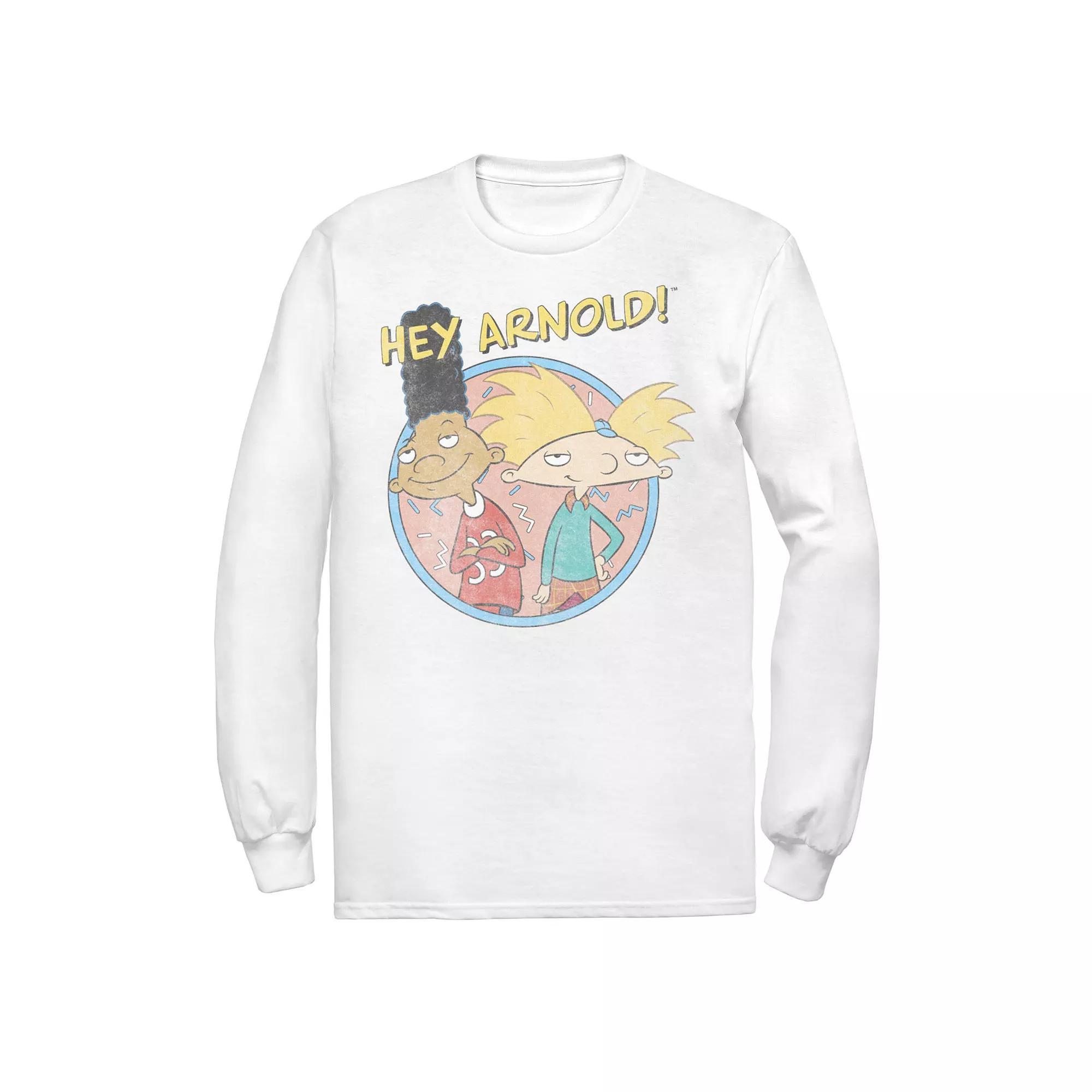 Men's Hey Arnold And Gerald Tee, Size: Small, White Product Image