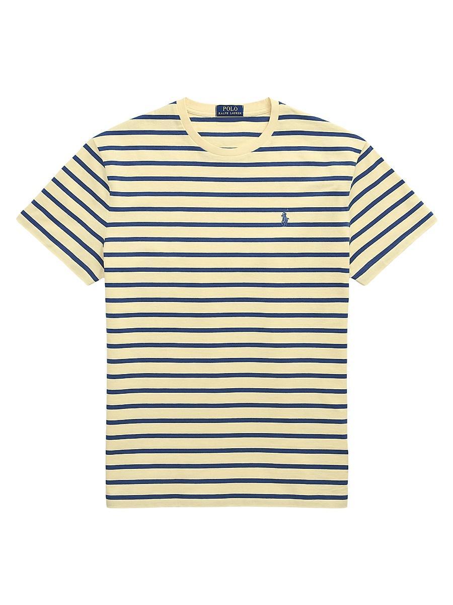 Mens Classic-Fit Striped Jersey T-Shirt Product Image