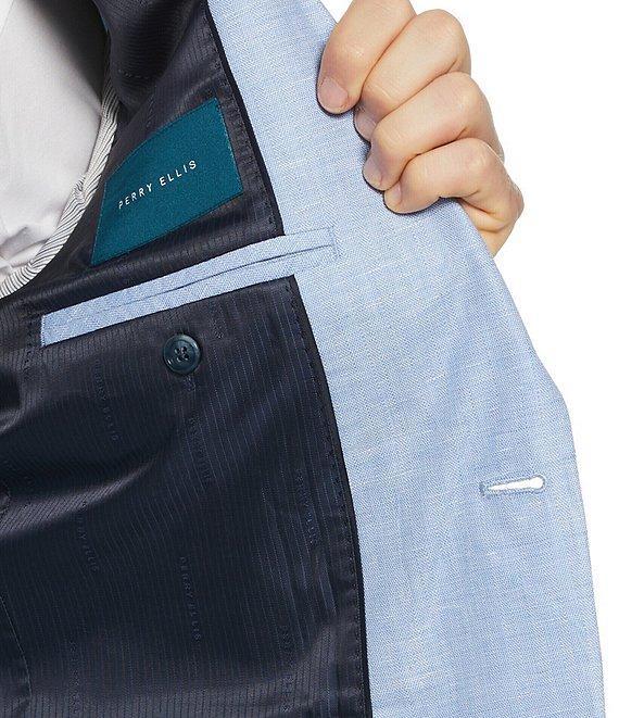 Perry Ellis Linen Herringbone Suit Separates Jacket Product Image