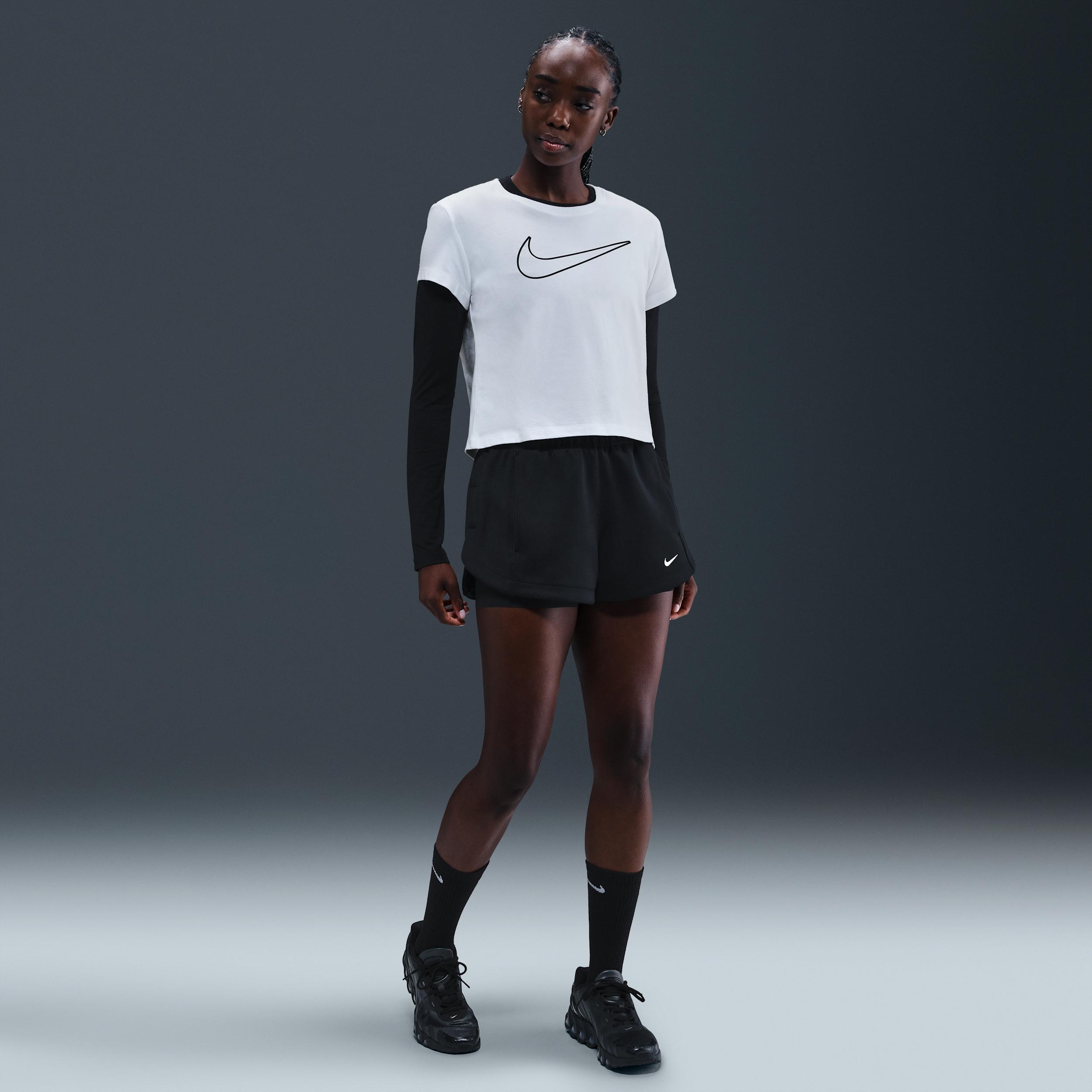 Womens Nike Sportswear Short-Sleeve Graphic T-Shirt | HV5002-100 Product Image