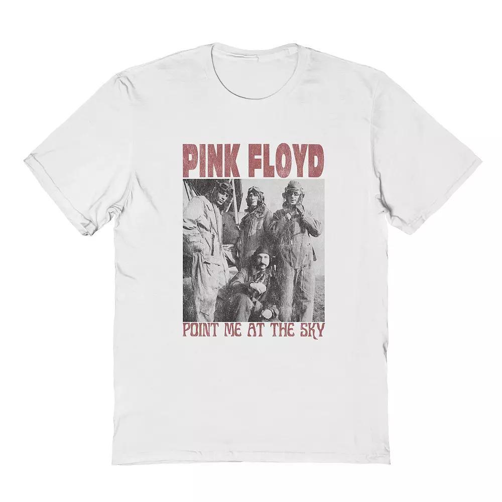 Men's Pink Floyd At The Sky Graphic Tee, Size: XXL, White Product Image