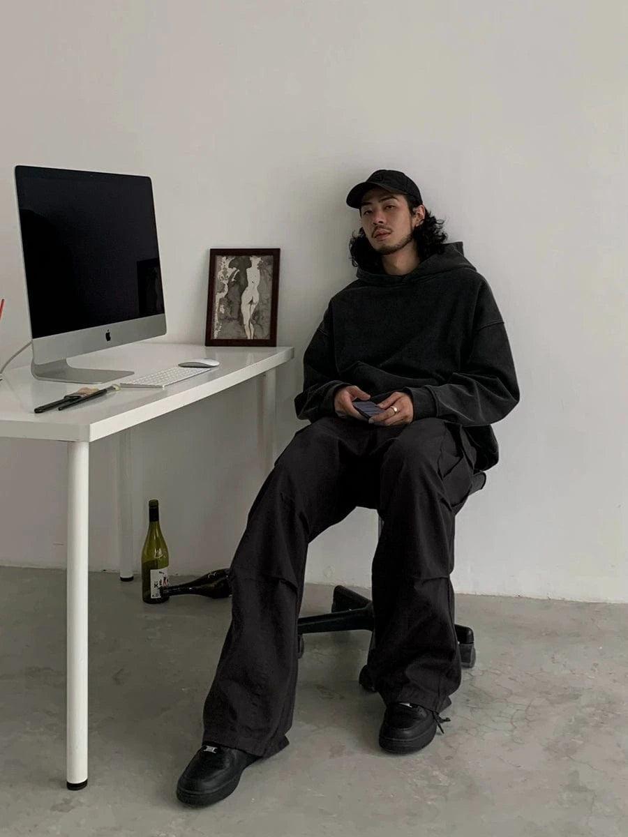 RT No. 18748 WORKWEAR PARACHUTE STRAIGHT PANTS Product Image