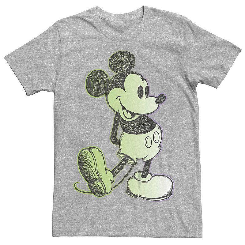 Big & Tall Disney Mickey Mouse Retro Sketch Graphic Tee, Men's,  Product Image
