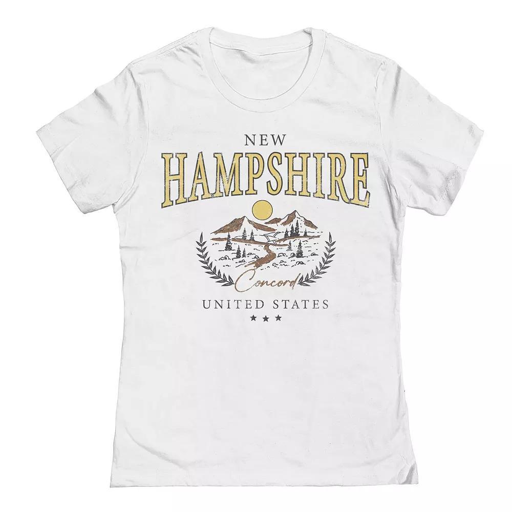 Junior's New Hampshire Graphic Tee, Girl's,  Product Image