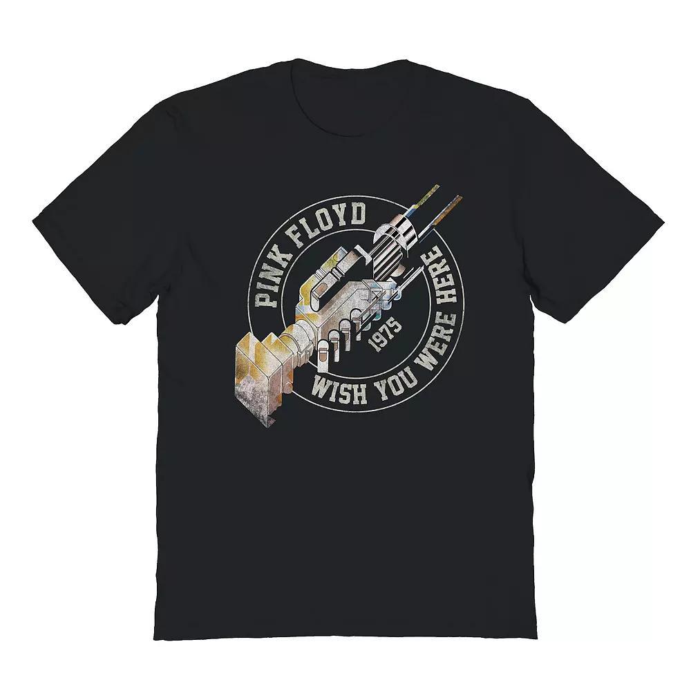 Men's Pink Floyd Wish You Were Here Graphic Tee, Size: Large, Black Product Image