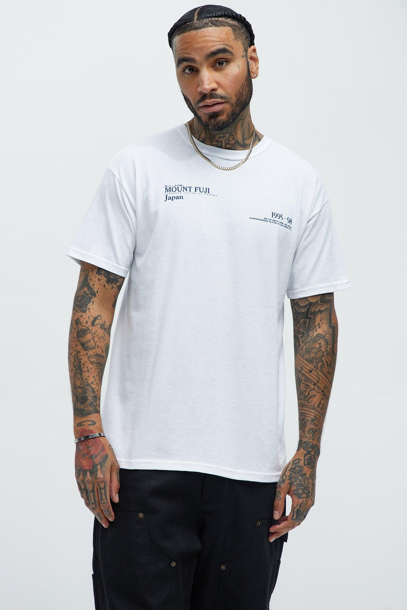 Mount Fuji Japan Short Sleeve Tee - White Product Image