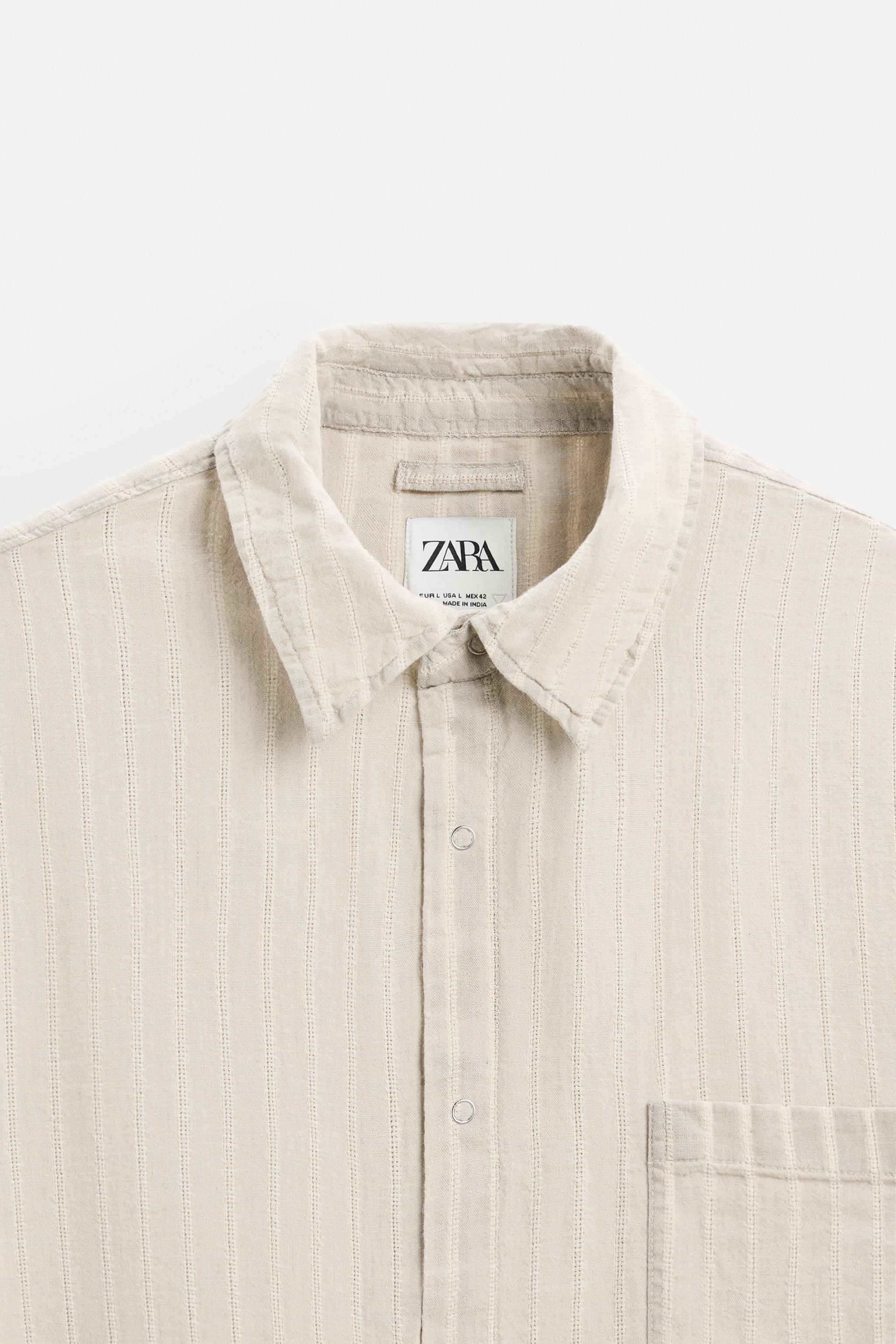 STRIPED DENIM SHIRT Product Image