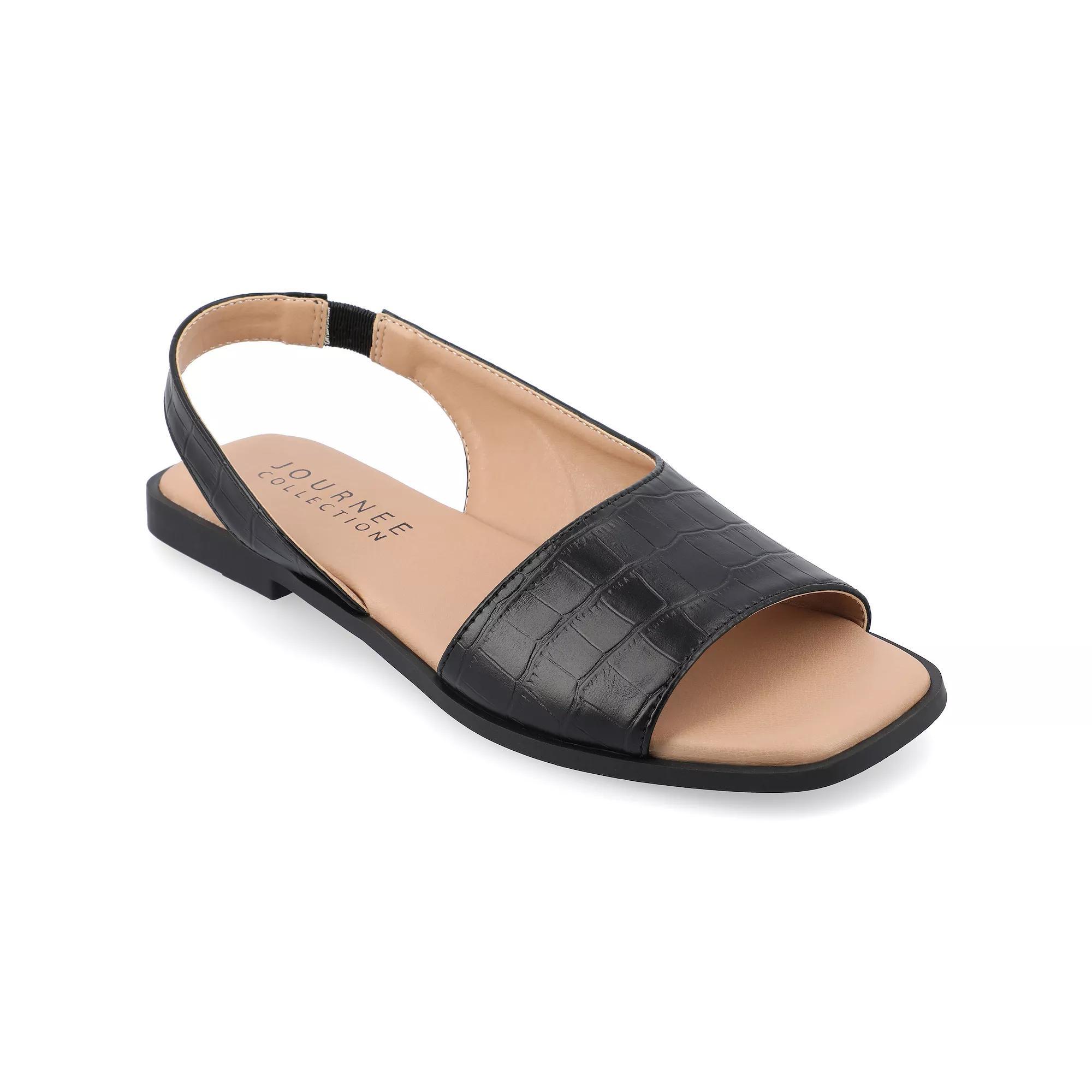 Journee Brinsley Women's Sling Back Sandals,  Product Image