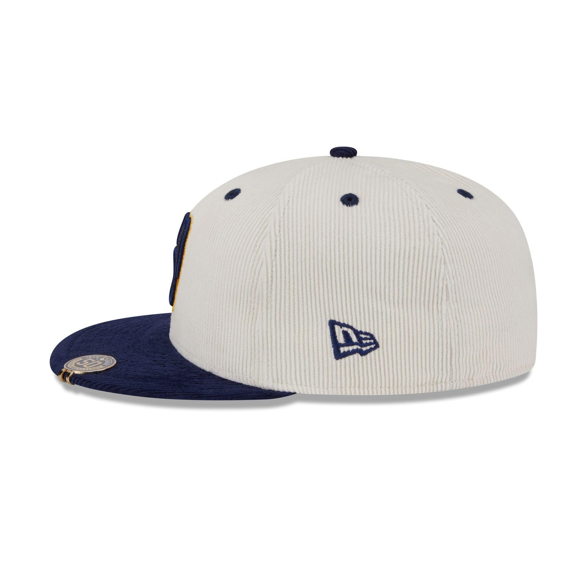 Milwaukee Brewers Two Tone Cord 59FIFTY Fitted Hat Male Product Image
