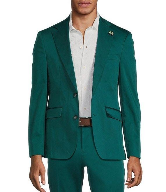 Murano Shape of Water Collection Slim Fit Sateen Suit Separate Jacket Product Image