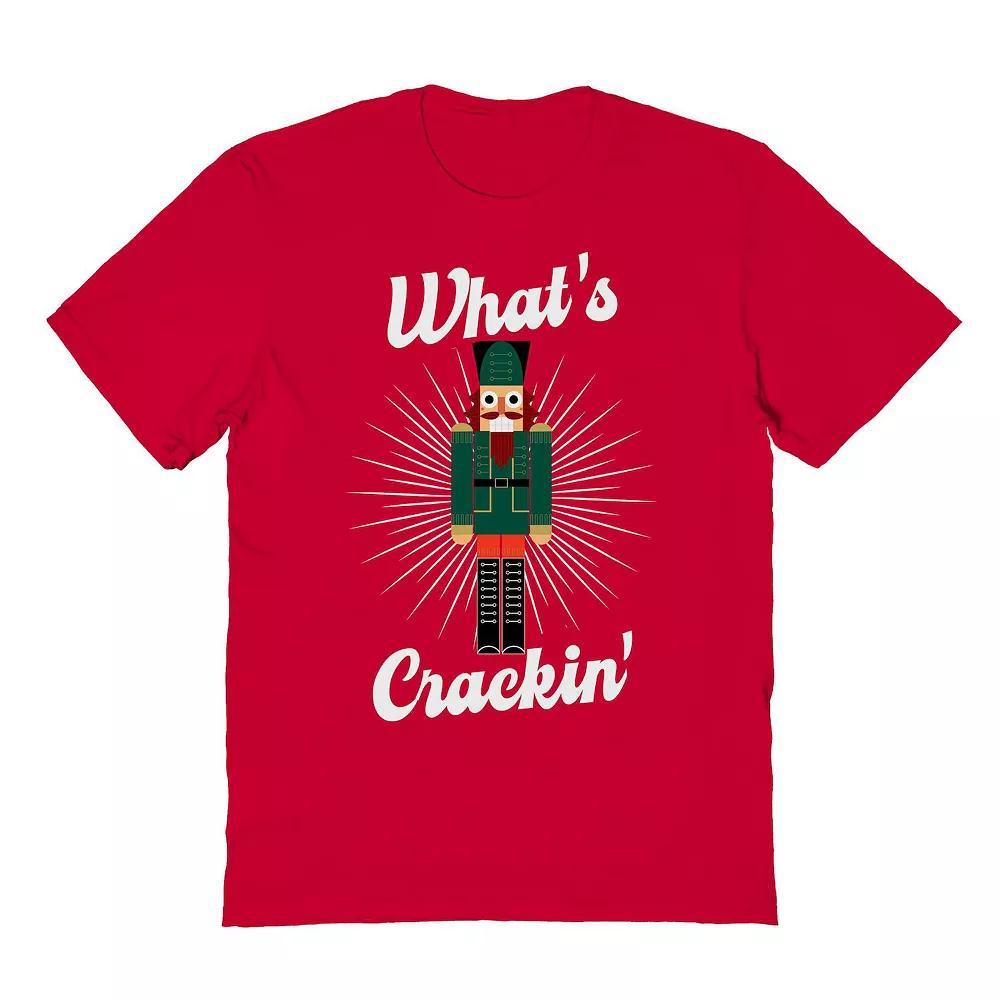 Men's What Cracker Christmas Graphic Tee,  Product Image