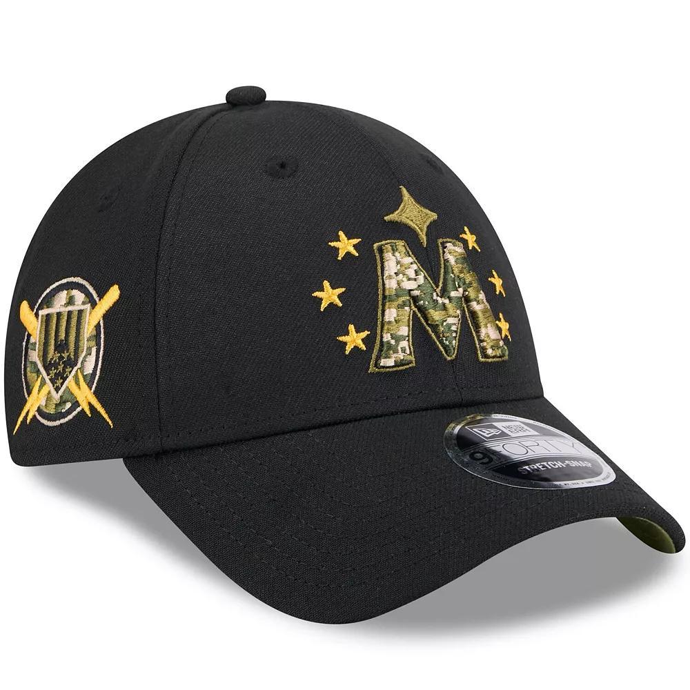 Men's New Era  Black Minnesota Twins 2024 Armed Forces Day 9FORTY Adjustable Hat Product Image