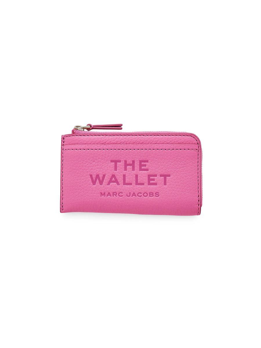 Womens Top Zip Leather Multi-Wallet Product Image