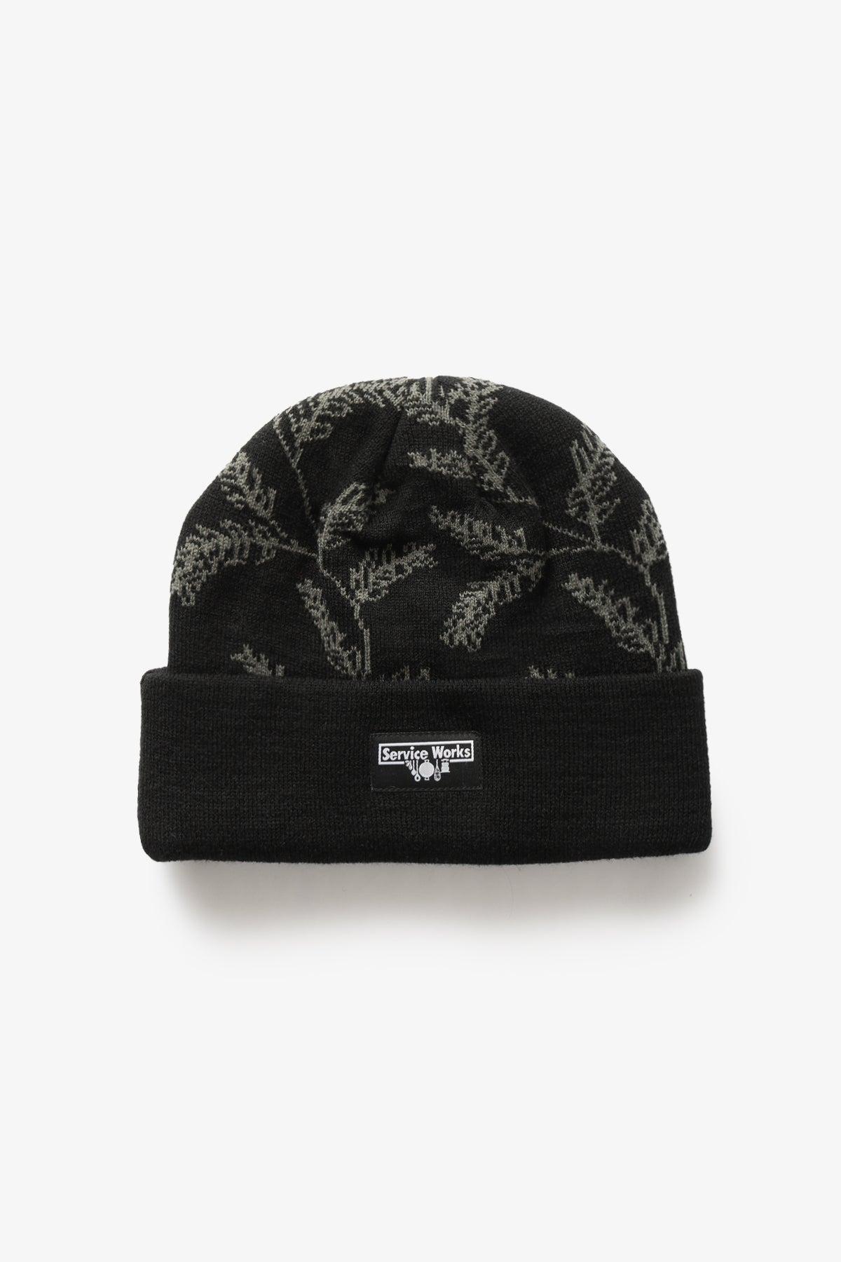 Olive Branch Beanie - Black Product Image