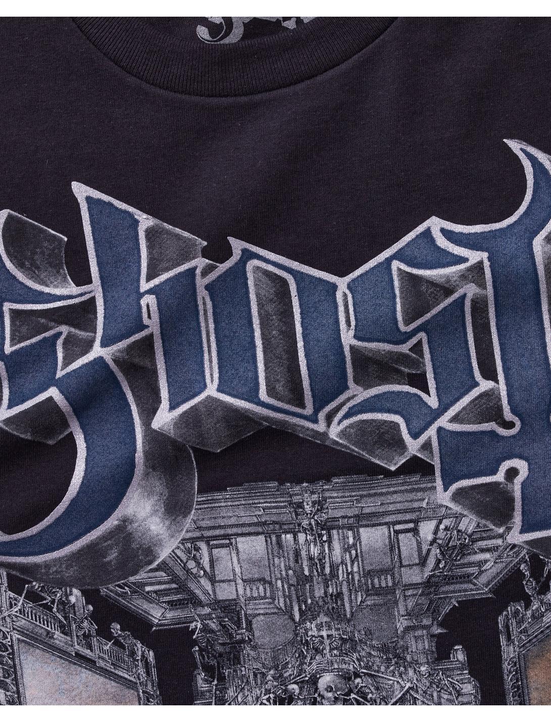 Ghost Skeletá Glitter T-Shirt Product Image