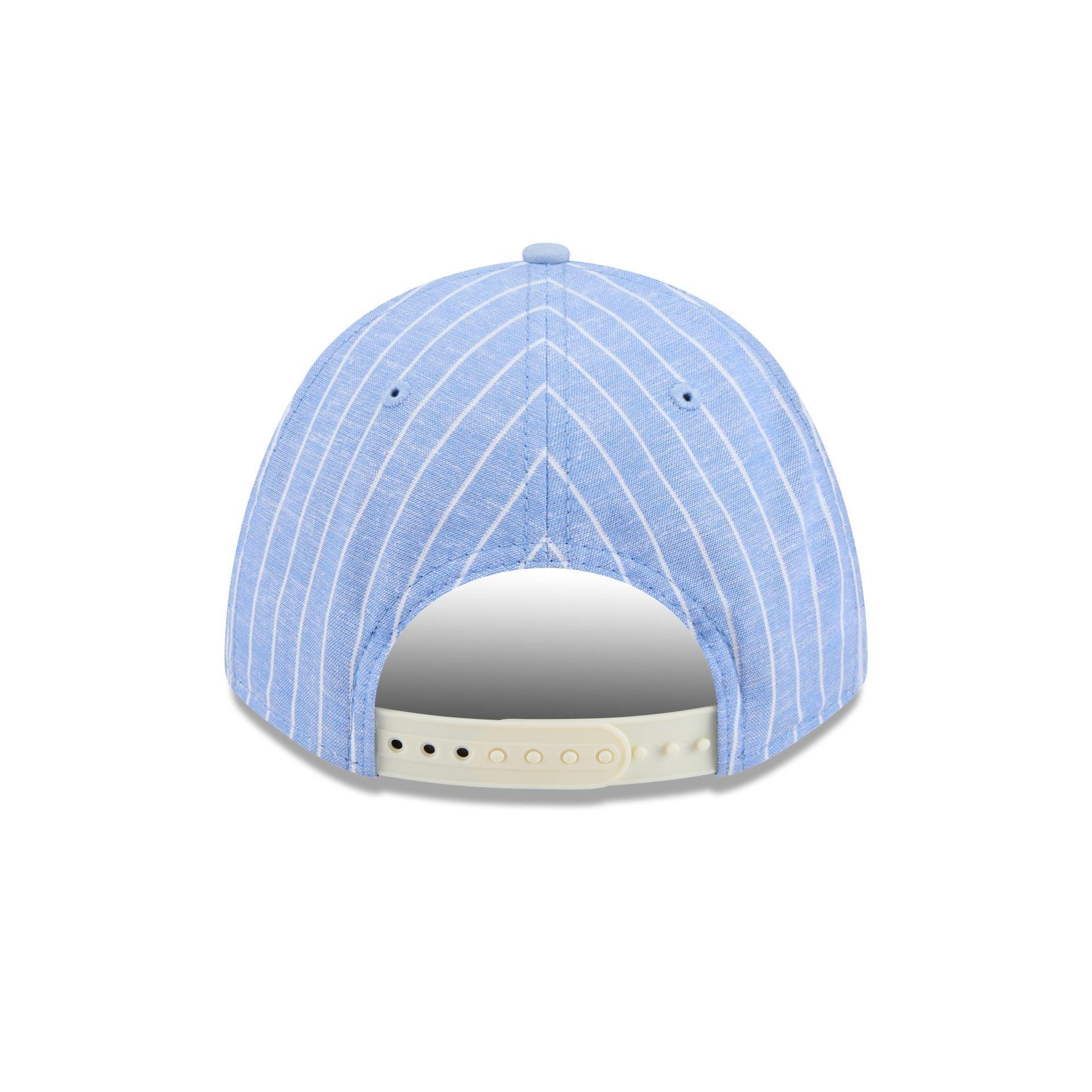 Pittsburgh Pirates Pinstripe Linen 9FORTY M-Crown A-Frame Snapback Hat Male Product Image