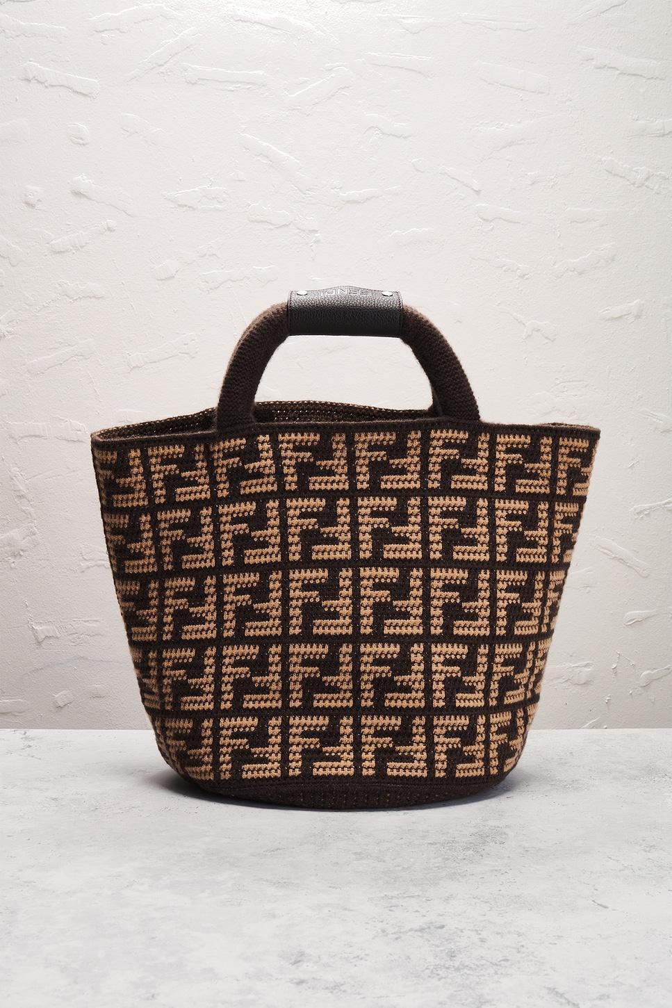 Fendi Cashmere FF Shopping Tote Bag FWRD Renew Product Image