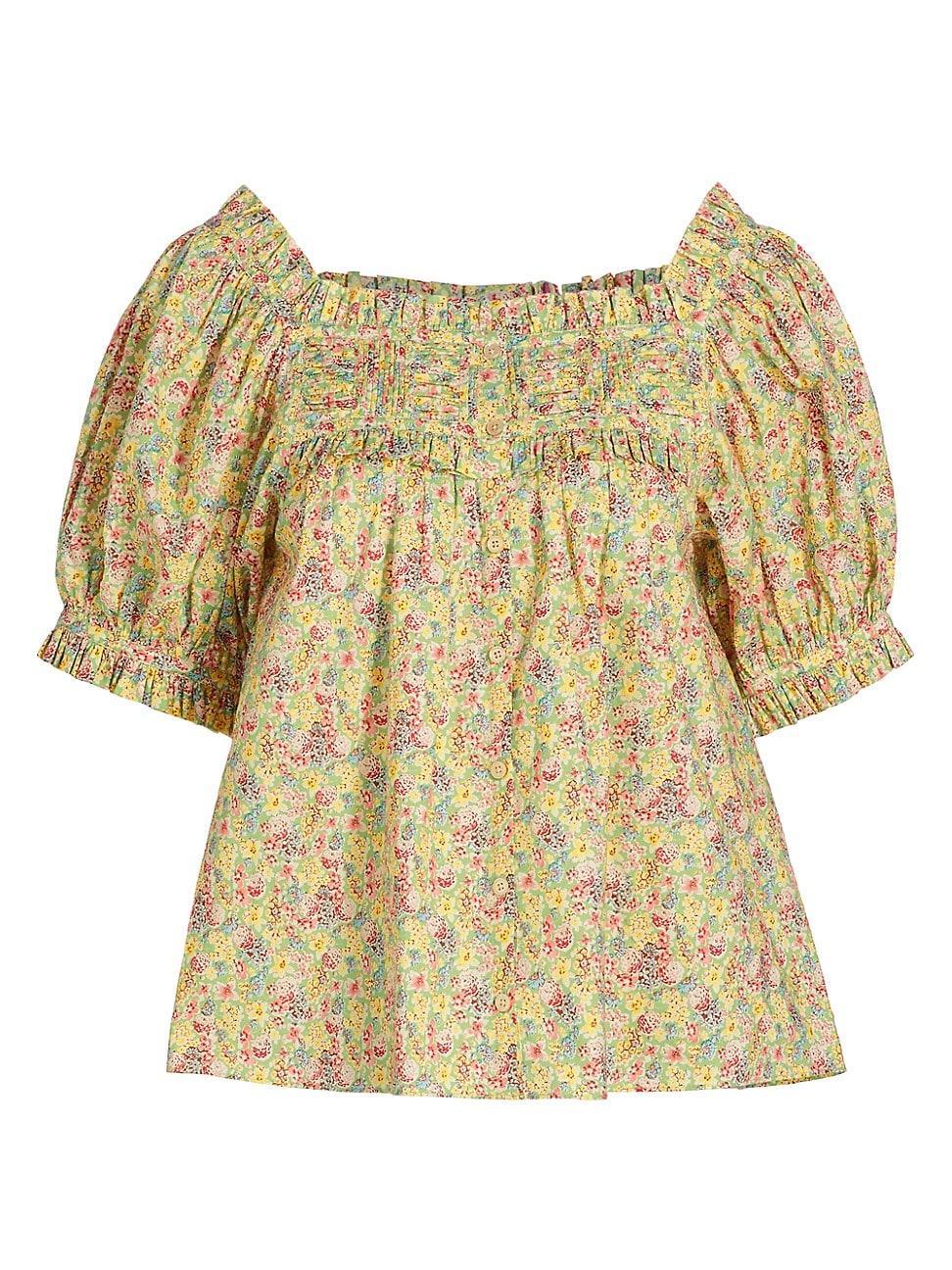 Womens Farley Liberty-Print Top Product Image