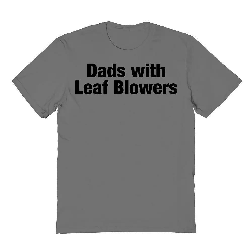 Men's COLAB89 by Threadless Dads With Leaf Blowers Father's Day Graphic Tee, Size: XXL, Grey Product Image