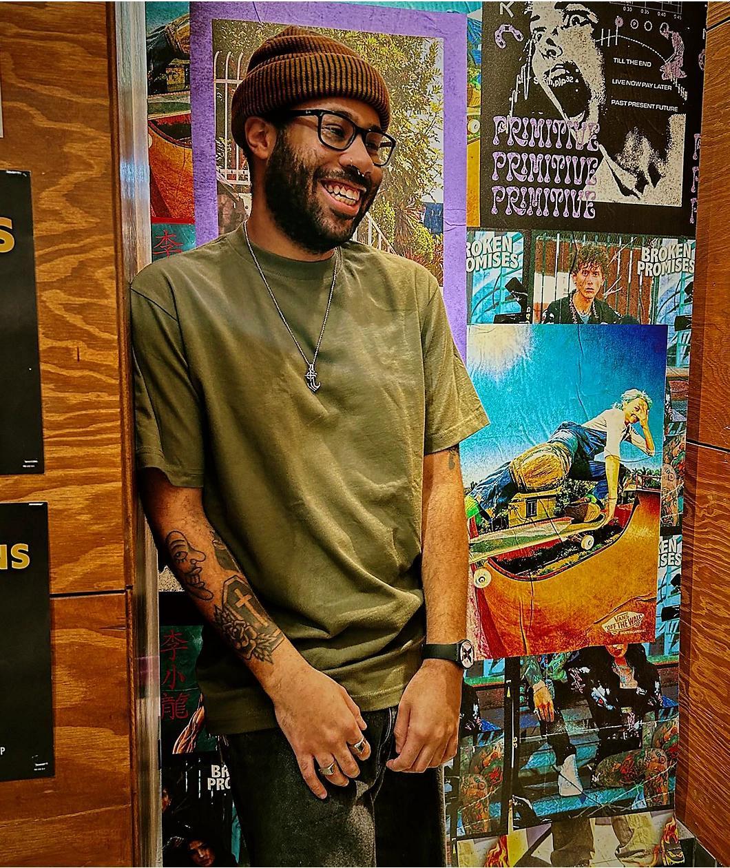 Shaka Wear Max Heavyweight Olive T-Shirt Product Image