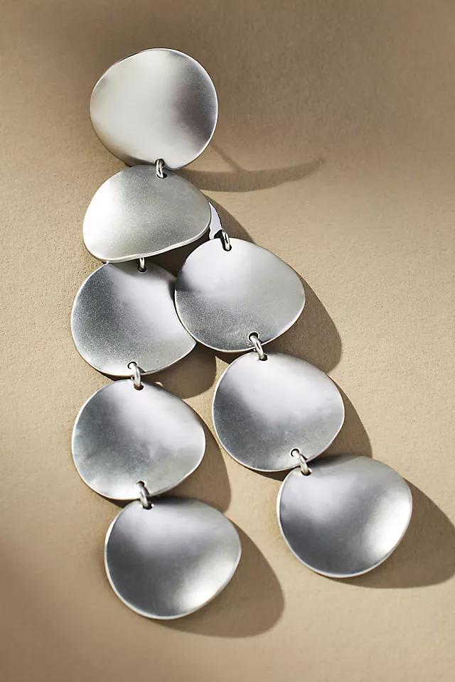 Round Discs Drop Earrings Product Image