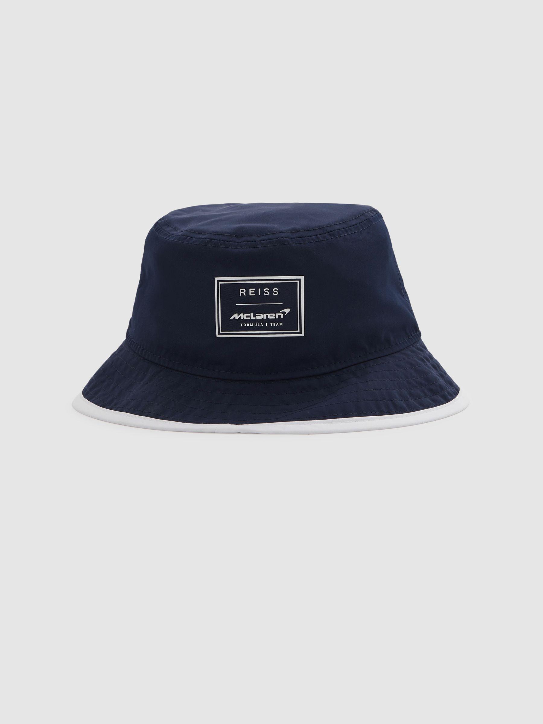 Embroidered Hat in Navy Product Image