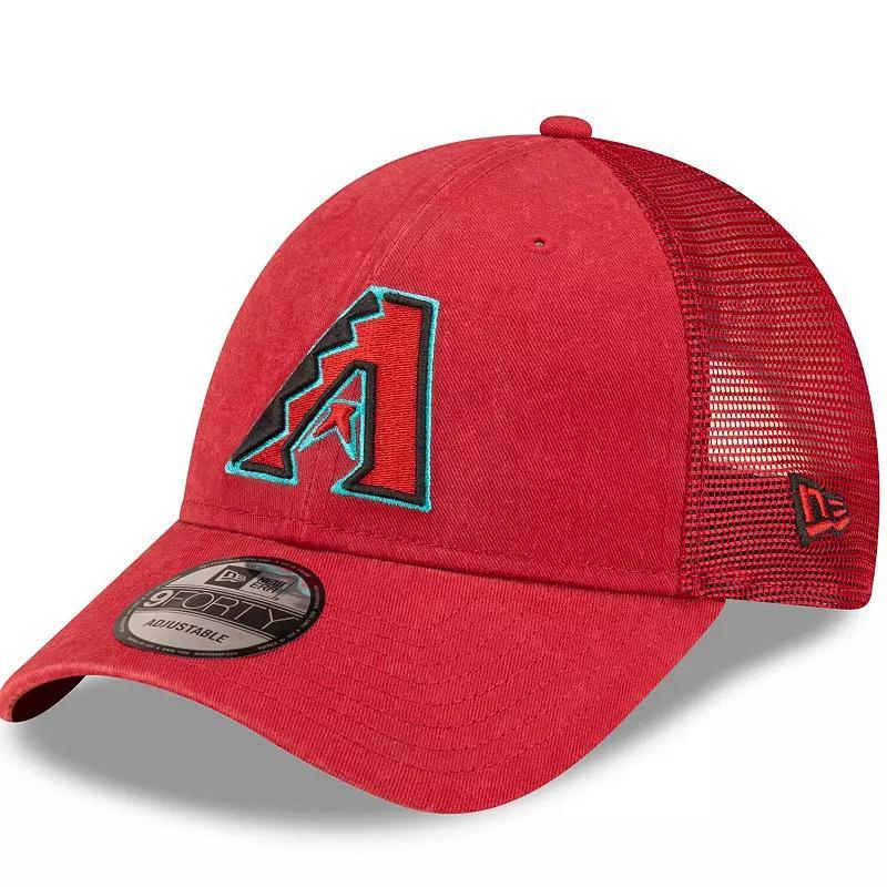 Mens New Era Arizona Diamondbacks Trucker 9FORTY Adjustable Hat Product Image