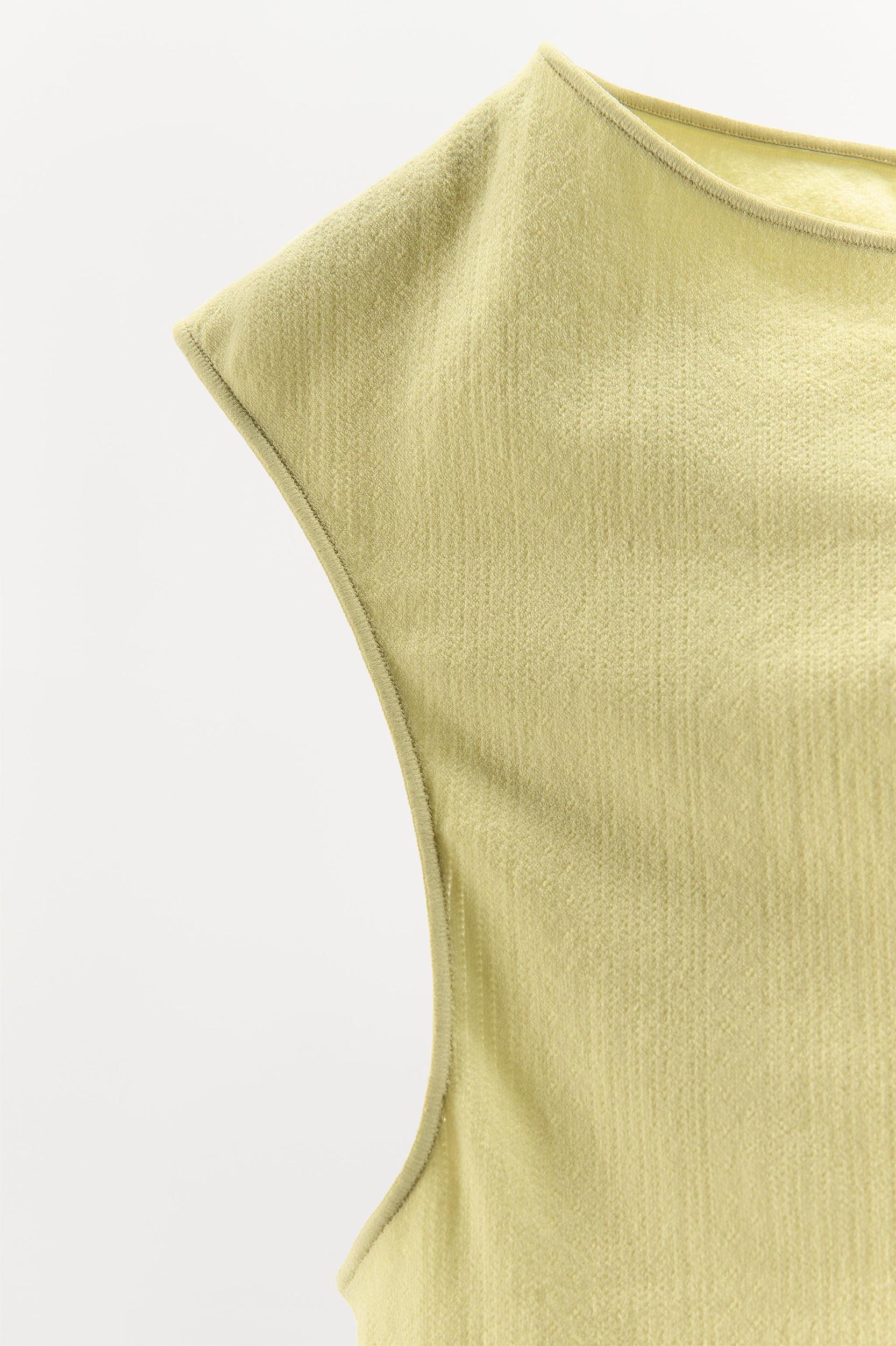 POINTELLE TOP WITH SATIN BOW Product Image