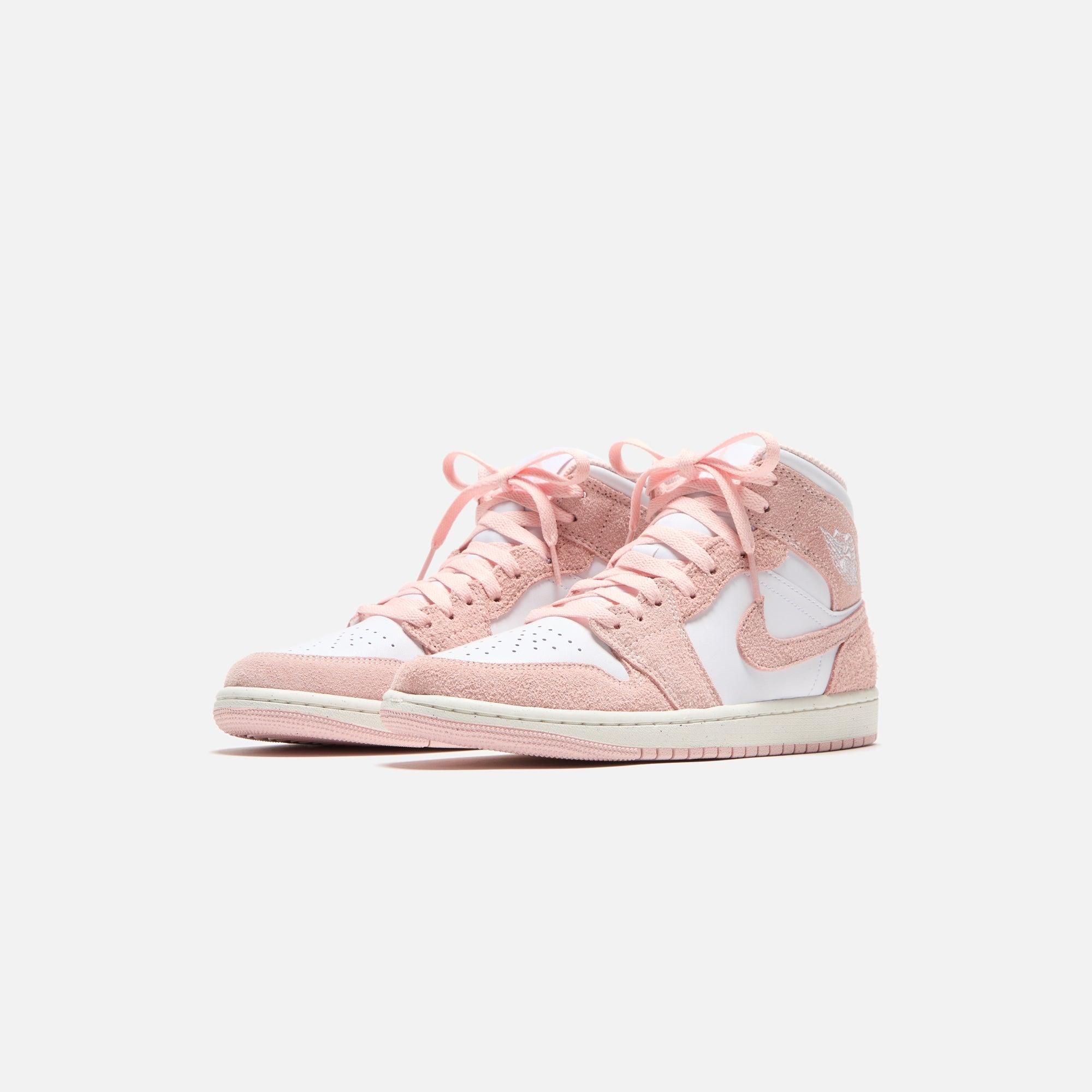 Jordan Air Jordan 1 Mid SE - White / Legend Pink / Sail Male Product Image