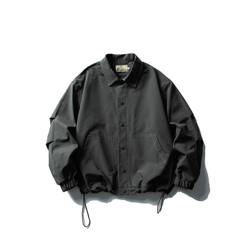 Stitched Overfit Polo Jacket Product Image