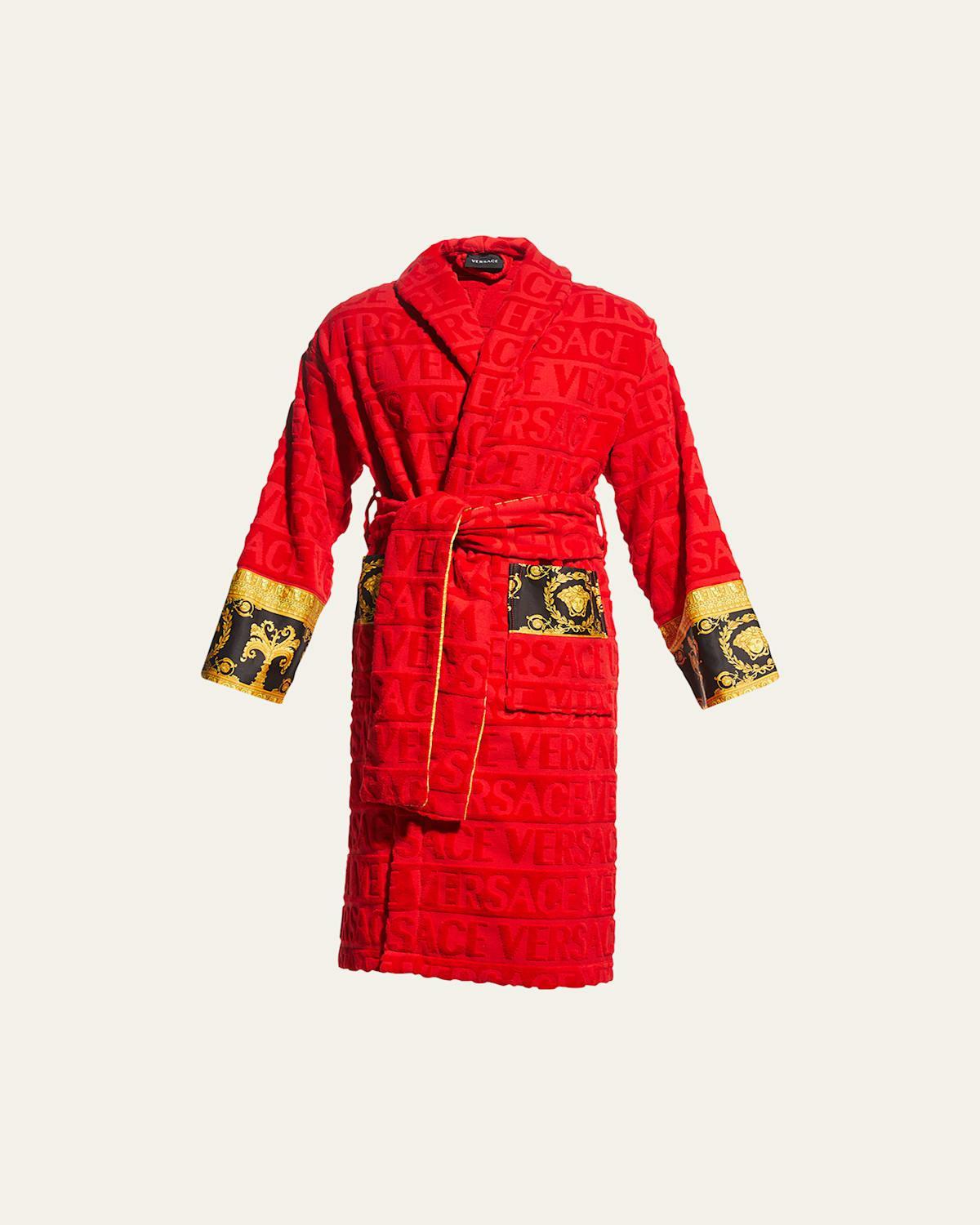 Mens Logo Baroque Bathrobe Product Image