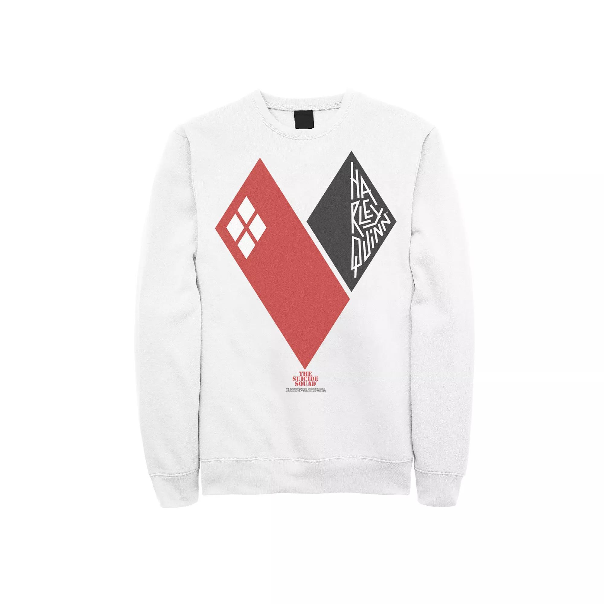 Men's The Suicide Squad Harley Hearts Sweatshirt,  Product Image