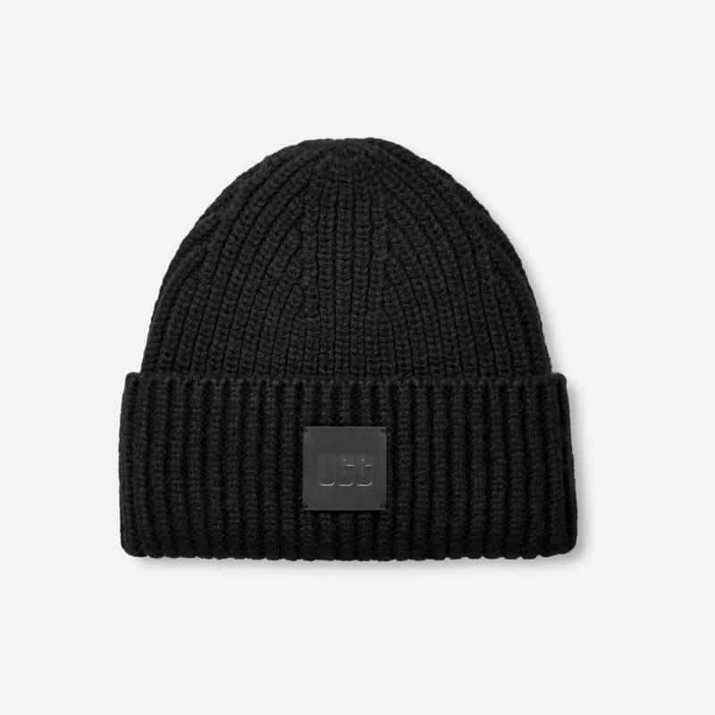 UGG Mens Chunky Rib Beanie Polyester Blend Product Image